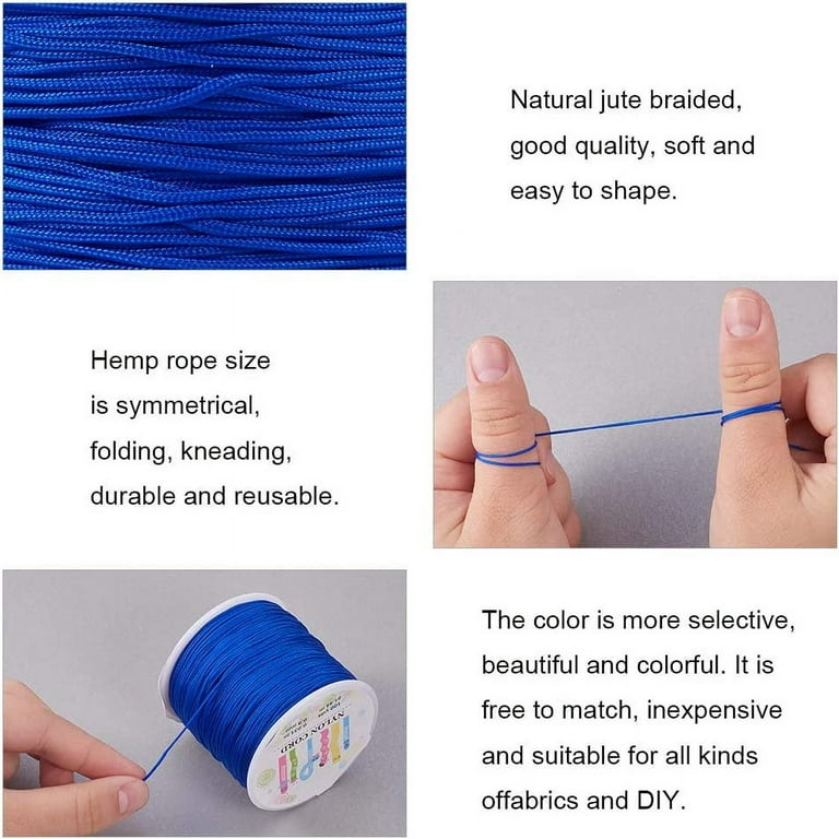 100 Yards 0.8mm Nylon Beading String Wind Chime Cord Replacement
