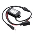 thumbnail image 2 of Thinsony DC 8-60V to DC 5V 3A 15W Car Power Converter Double USB Cable Style A 1Set, 2 of 6