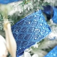 thumbnail image 4 of Glitter Wired Ribbon for Christmas Tree 2.5 inch 、Diamond Mesh Ribbon for Tree Decoration, Wreaths, Garland, Gift Wrapping, Large Bows Making, Home Decor -10 Yards, 4 of 7