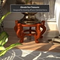 thumbnail image 2 of Red Lantern Fishbowl Stand - Honey - Size 10.5 in. Base Diameter, 2 of 6