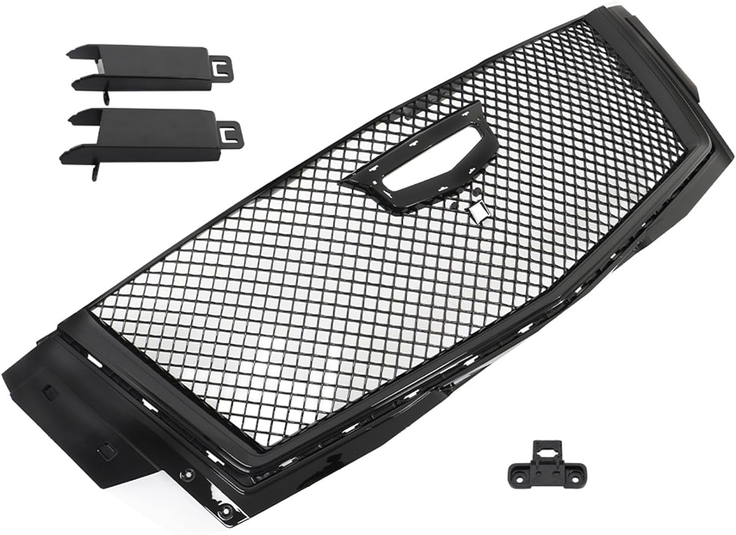 ALL-CARB Front Upper Grille Black Honeycomb Grill Replacement for 2015-2020 Escalade