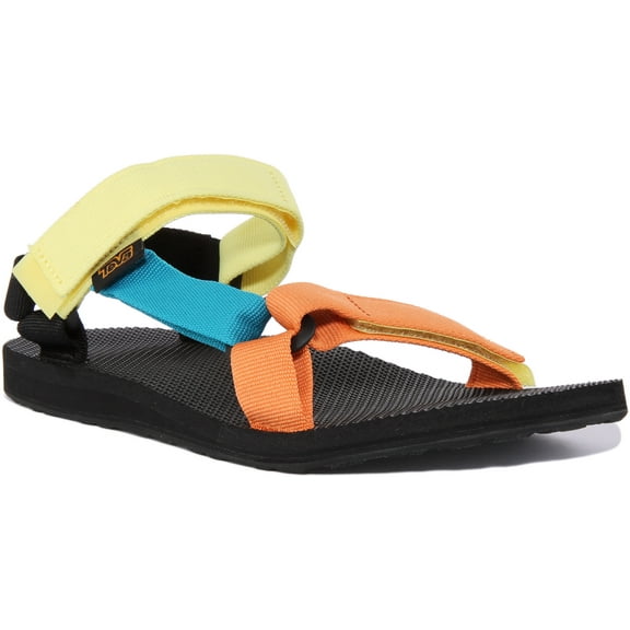 Teva Original Universal Men's Front And Back Strap Iconic Sandal In Blue Size 8