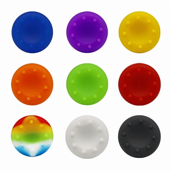 Silicone Dust Plug Set for New 3DSLL 3DS XL 2DS Console Card Slot, 5-Piece Anti-Dust Kit, Black and White