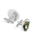 thumbnail image 3 of Saint Patrick's Day Elegant Mens Cufflink Set for Formal Attire, Crafted with Stainless Steel, for Business Meetings or Special Occasions, 3 of 6