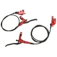 thumbnail image 3 of Bike Disc Brake Set, Mountain Bike Hydraulic Disc Brake Kit 4 Piston Hydraulic Disc Brake Bike CNC Bilateral Oil Brake with 160mm Rotor Disc Suitable for Most Model on the Market, 3 of 7