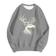 thumbnail image 4 of CYiJun Men's Fleece Crewneck Sweatshirt Lightweight Loose fit Soft Basic Pullover Sweatshirt,Size 4XL, 4 of 5