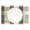 thumbnail image 2 of Ryvnso Placemats Set of 4 Checkered Pattern-e5 Dining Mats Heat-Resistant Non-Slip Washable Table Mat, 2 of 8