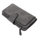 thumbnail image 4 of Lady Bags Long Wallet for Women with Snap Fastener and Zipper Design Portable Clutch in Grey PU, 4 of 5