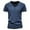 Navy, variant on Krdevn Mens Casual Solid Color V Neck Short Sleeve T Shirt Top,L