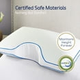 thumbnail image 5 of Nestl Side Sleeper Molded Gel Memory Foam Pillow – 36 x 20 In. Reversible, Tencel-Covered, Perfect for a Side Sleeper, Firm Cooling on 1 Side, Softer on the Other -King, 5 of 7