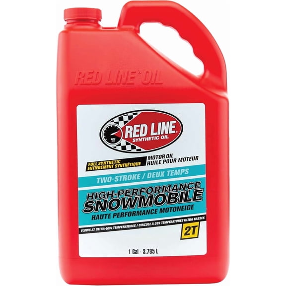 Redline Oil RED41025 Two-Stroke Snowmobile Oil -1 gal - Case of 4