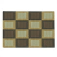 thumbnail image 2 of Board Game Cutting Board, Checkered Squares Pattern with Wooden Effect Chess Board Illustration, Decorative Tempered Glass Cutting and Serving Board, in 3 Sizes, by Ambesonne, 2 of 5