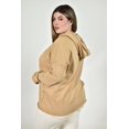 thumbnail image 3 of Sudadera efecto jaspeado Roman Fashion /Tallas Extras, 654 (Cafe) cafe 38, 3 of 6