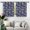 Daisy Pioneer Flower, variant on Daisy Pioneer Flower Blue Pattern Blackout Curtains,Triple Weaved Fabric,Thermal Insulated,Room Darkening,Grommet Top,2 Panels,42x72in(107x183cm)