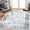 Blue, variant on GlowSol 2' x 6' Hallway Runner Rug Vintage Distressed Floral Rugs Non-Slip Kitchen Bedroom Rug for Laundry Room, Black