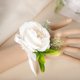 thumbnail image 4 of Nvzi Flores artificiales, margaritas de seda, margaritas artificiales para decoración del hogar, decoración de bodas (blanco, 2 piezas), 4 of 5