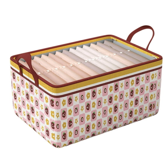 CasaChic Clothes Storage Bags, Large Capacity Foldable Closet Organizers - Three Sizes, Thick Fabric with Handles for Blanket, Comforter & Clothes