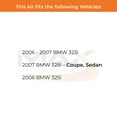 thumbnail image 3 of MAX Advanced Brakes - Brake Kit For 2006-2007 BMW 323i| Carbon Ceramic Brake Pad and Rotor Kit Front and Rear| Drilled Slotted Brake Rotors, 3 of 10