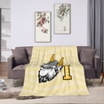 thumbnail image 7 of University Of Idaho Ultra-Soft Micro Fleece Blanket Multi-Size Flannel Blanket, 7 of 7