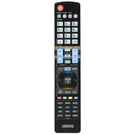 Lg Tv Remote Control Akb69680401 Substitute for LG AKB69680401 (p/n: AKB69680401) TV Remote Control: ANDERIC RR5501 For LG (p/n: AKB74115501) (new) ()