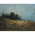 thumbnail image 3 of Ľudovít Pitthordt 24x20 Black Modern Framed Museum Art Print Titled - In a Glade (1885-1900), 3 of 5
