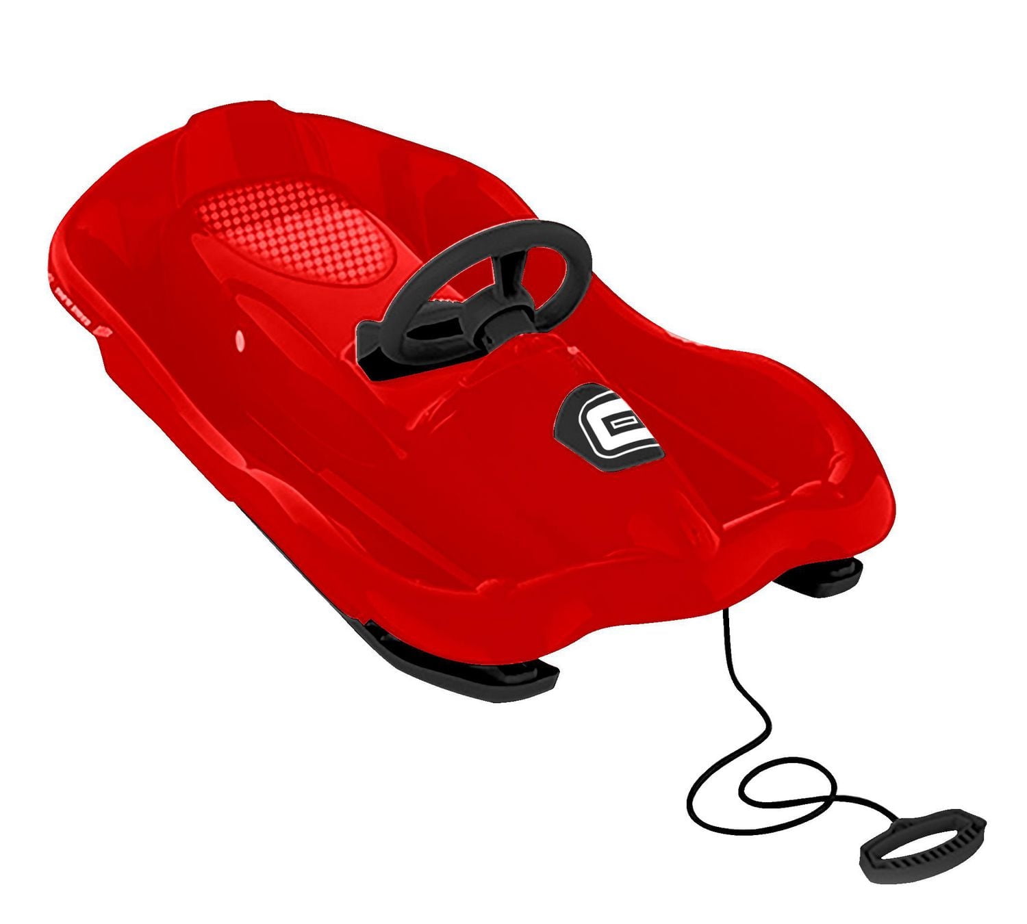 Conquest Speedster Steerable Snow Sled - Red