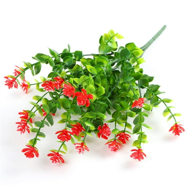 Clearance! Imitation Seven Headed Camellia Plastic Flower Spring Herb Camellia Bunches Seven Pronged