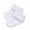 Silver, variant on Baby White Socks Golden Ankle For Baby Boys And Girls Soft Footies With Breathable Blend 0-1 Years