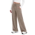 thumbnail image 3 of Fantaslook Fall Wide Leg Pants for Women Dressy Casual Lounge Pants Stretchy Elastic Drawstring Trousers with Pockets, 3 of 8