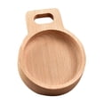 thumbnail image 2 of Cuenco para salsa, recipiente para condimentos, plato portátil de madera para salsa de soja, plato para condimentos Redondo, 2 of 9
