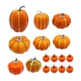 thumbnail image 1 of 16 piezas de calabazas de espuma para la de otoño, calabazas decorativas, calabazas falsas para fiestas, cocinas, centros de mesa, cestas de, 1 of 8