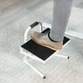 thumbnail image 2 of VIVO White Ergonomic Height Adjustable Standing Foot Rest Relief Platform, 2 of 8