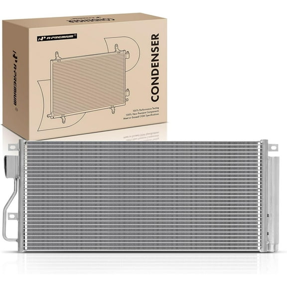 A-Premium Air Conditioning A/C Condenser Compatible with Buick Encore 2015-2021, Chevrolet Trax 2016-2021, SUV, L4 1.4L