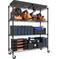 thumbnail image 3 of Storage Shelves Wire Shelving Heavy Duty Metal Storage Shelving Unit Adjustable Garage Shelving Rack Pantry Kitchen, 3 of 6