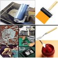 thumbnail image 4 of Rubber Brayer Roller Set, 16 Pack, 1.4 Inch, Printmaking and Stamping Tools, 4 of 6