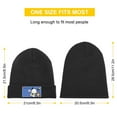 thumbnail image 2 of Pochacco Winter Beanie Hats for Men Women, Warm Cozy Knitted Cuffed Skull Cap, 2 of 8