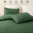 thumbnail image 6 of Whale Flotilla 3-Piece King Quilt Set, Soft Ultrasonic Embossed Bedding Set, Lightweight Bedspread Coverlet with Boho Vintage Pattern, Reversible Bed Cover for All Seasons, Sage Green, 6 of 7