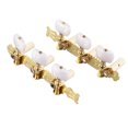 thumbnail image 1 of Classical Guitar Machine Heads, Easy To Install Replacement Rust Proof 2Pcs Guitar String Tuning Pegs Solid Metal with Screw for Musical Instruments, 1 of 7