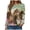 Light Green, variant on idosla Women's Western Horse Print Sweatshirt Vintage Cowboy Horse Casual Long Sleeve Crew Neck Loose Pullover Shirts Tops (Coffee, XXL)