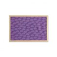 thumbnail image 1 of Abstract Wall Art with Frame, Rhythmic Baubles Christmas Holidays Curly Ornaments Illustration Print, Printed Fabric Poster for Bathroom Living Room, 35" x 23", Violet and Lavender, by Ambesonne, 1 of 2