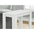 thumbnail image 2 of Miekor Furniture Accent Table, Side, End, Nightstand, Lamp, Living Room, Bedroom, White Laminate, Transitional 21845, 2 of 6