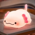 thumbnail image 1 of Luz nocturna LettreQ Axolotl de silicona recargable para niños, 1 of 8
