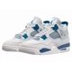 thumbnail image 2 of Ni - ke Size 8.5 - Air Jordan 4 Retro 2024 Military Blue, 2 of 5
