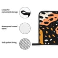 thumbnail image 5 of ZICANCN Oven Mitts and Pot Holders Sets, Orange Fashion Leopard Print Baking Sets Kitchen Heat Resistant 4 Pieces, 5 of 8