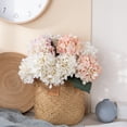 thumbnail image 5 of Travelwnat 5Packs Hydrangea Silk Flowers Heads Full Hydrangea Flowers Artificial with Stems for Wedding Home Party Shop Baby Shower Decor, 5 of 7