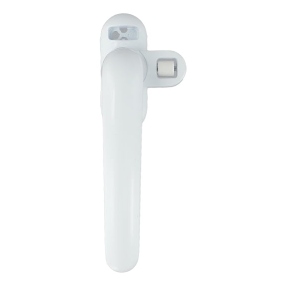 Venlox Aluminum Alloy Sash Handle Anti-Theft Door Handle Door and Sash Handle for Window Handle Lock Comfortable Flat Locking Handle White Left