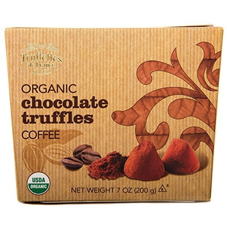 - Organic Gourmet French Truffles - Coffee Infused | The Ultimate Cocoa-Dusted, Gourmet Chocolate Truffle for that Special Gift, or your own Guilt-Free Indulgence. Includes (1) 7oz Box. (Mocha)