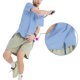 thumbnail image 4 of pstuiky Camisas casuales de manga corta para hombre, Camiseta con capucha elástica de manga corta para correr al aire libre de color sólido para hombre camisetas de hombre xl, 4 of 6