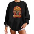 thumbnail image 1 of Pullovers d'Halloween pour Femmes Manches Longues Chandails en Molleton Squelette Drôle Citrouille, 1 of 5