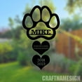 thumbnail image 4 of Craftnamesign Custom Dog Memorial Garden Stake, Dog Grave Marker, Dog Loss Gift, Pet Memorial Gift, 4 of 4